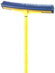 Smart Broom 1600YS 16″ Multi-Purpose Squeegee Broom with Straight Heavy-Duty Handle in Blue/ Yellow, ( Pack of 1)
