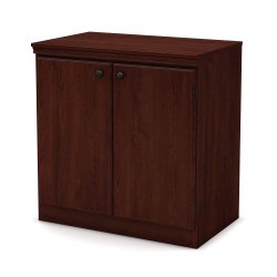 South Shore Morgan Collection Storage Cabinet, Royal Cherry Finish