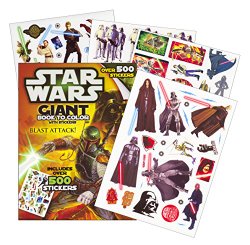 Star Wars Coloring & Activity Book with Stickers ~ Over 500 Stickers!