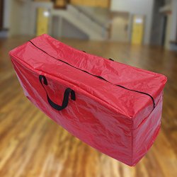Strong Camel Heavy Duty Large Artificial Christmas Tree Storage Bag For Clean Up Holiday Red Up to 8ft