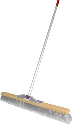 Super Sweep 36-Inch Gray Flagged Broom