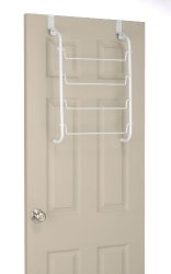 Whitmor  6023-529  Over The Door Towel Rack, White