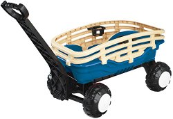 American Plastic Toy Deluxe Runabout Stake Wagon