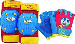 Bell Mickey Mouse Protective Gear with Elbow Pads/Knee Pads and Gloves