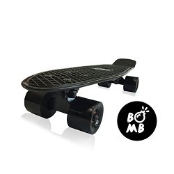 Bomb Skateboards 22″ Black Deck with Black Wheels