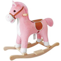 Charm Company Lil- Pink Rocking Horse Ride On