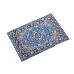 Dollhouse Miniature Embroidered Carpet 6 1/2″ x 3 7/8″ (Style 1)