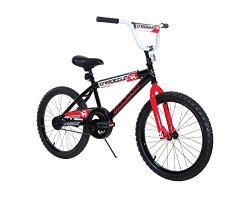 Dynacraft 8109-34ZTJ Boys Throttle Magna Bike, Black/Red/White, 20″
