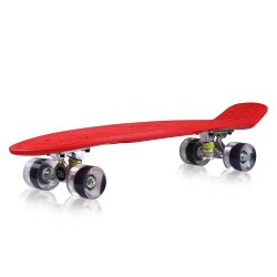 EightBit 27 Inch Complete Skate Board – Retro Skateboard – Fury / Ice