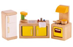 Hape – Happy Family Doll House – Furniture – Kitchen – Happy Family