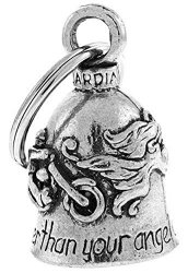 Hot Leathers BEA1025 Silver Never Ride Faster Guardian Bell