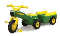 John Deere Pedal Tractor And Wagon