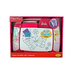Kid Tough Doodler – Barbie Kid Tough Doodler with 2 Stencils – Limited Edition By Fisher Price
