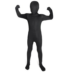 Kids Black Morphsuits Childs Fancy Dress Costume Medium 3″11 – 4″5 (120cm – 135cm)