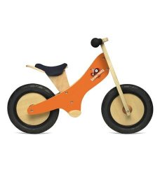 Kinderfeets Orange Chalkboard Wooden Balance Bike