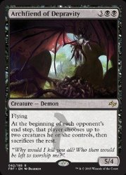 Magic: the Gathering – Archfiend of Depravity (062/185) – Fate Reforged