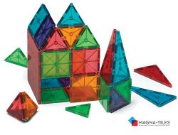 Magna-Tiles® Clear Colors 100 Piece Set