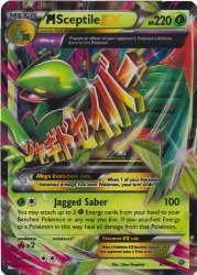 Mega/M Sceptile EX (XY Ancient Origins #8/98) Rare/Holo-Foil Pokemon Card