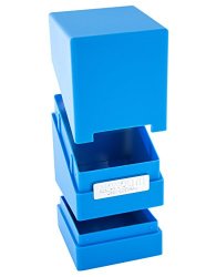 Monolith Deck Case 100+ Standard Size Blue Card Game