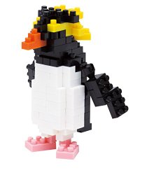 Nanoblock Rock Hopper Penguin Building Blocks