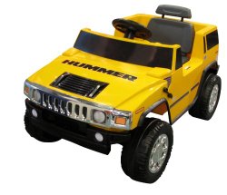 National Products 6V Yellow Hummer H2 Battery Operated Ride-on