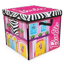 Neat-Oh! Barbie ZipBin 40 Doll Dream House Toy Box & Playmat