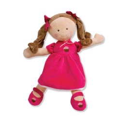 Personalized Little Princess Cupcake Doll – 14 Inch – Brunette, CUSTOM