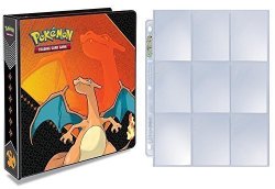 Pokemon Charizard 3-Ring Binder with 25 Platinum Ultra-Pro 9-Pocket Pages