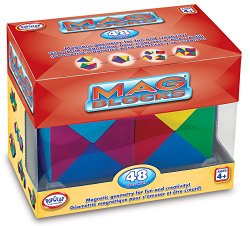 Popular Playthings Mag-Blocks 48-piece Play Set