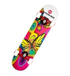 Punisher Skateboards Butterfly Jive Complete 31-Inch Skateboard with Canadian Maple
