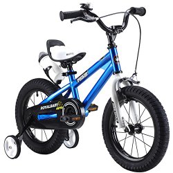 RoyalBaby BMX Freestyle Kids Bikes 16 inch, Blue, Boy’s Bikes and Girl’s Bikes as Gifts