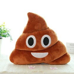 Sandistore Emoji Emoticon Cushion Poo Shape Pillow Doll Toy Throw Pillow (muzzy 1( 23*20cm(L*H)/9.1*7.9″))