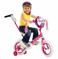 Schwinn Girls’ Petunia 12-inch Steerable Bike