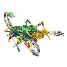 Scorpion Robot Toy 160pcs Set, Battery Operated, Compare to Knex Toys, and Build a 3-D robot Figure, That’s Sturdy Enough to play with.