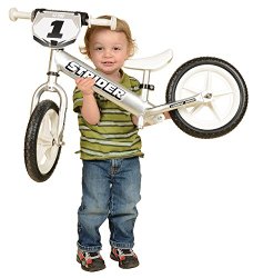 Strider 12 Pro No-Pedal Balance Bike, Silver