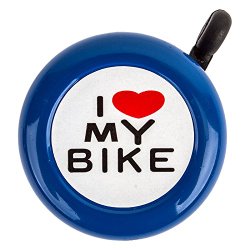 Sunlite “I Love My Bike” Bell, Blue