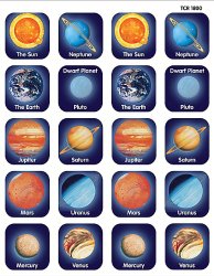 Teacher Created Resources Planets Stickers, Multi Color (1800)