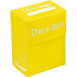 Ultra PRO Standard Deck Box, Yellow, 80-Cards