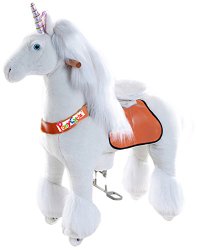 Vroom Rider X Ponycycle Ride-On Unicorn for 4-9 Years Old – Medium
