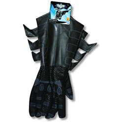 Batman: The Dark Knight Rises: Batman Gloves with Gauntlets, Child Size (Black)