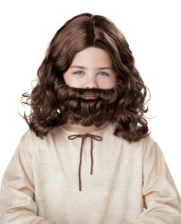 California Costumes Jesus Wig and Beard Child Costume, ACC