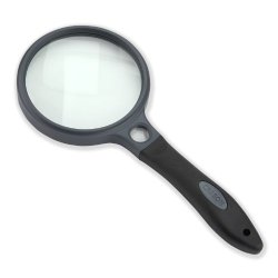 Carson® SureGrip 2x Soft-Grip Glass Magnifier with 10x Spot Lens (SG-10)