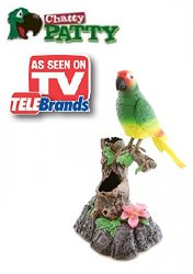 Chatty Patty – Electronic Talking Repeating Parrot Parakeet Bird – As Seen on TV