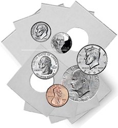 Coin Flip Assortment – Cardboard 2×2 Holders – 25 each of 6 Sizes