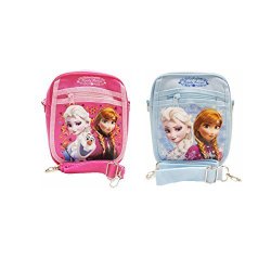 Disney Frozen Medium Shoulder Bag (Hot Pink and Light Blue Set)