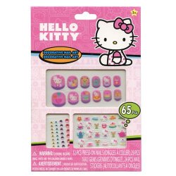 Hello Kitty 65 Piece Decorative Nail Art Kit