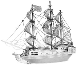 MetalEarth 3D Metal Model – Black Pearl Pirate Ship