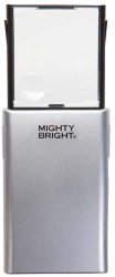 Mighty Bright 86012 LED Pop-Up Magnifier & Light, Silver