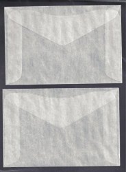One Hundred (100) #4 Glassine Envelopes — 3 1/4 x 4 7/8