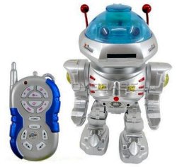 Radio Remote Controlled RC Dancing Robot w/ R/C Missile Disc Launcher